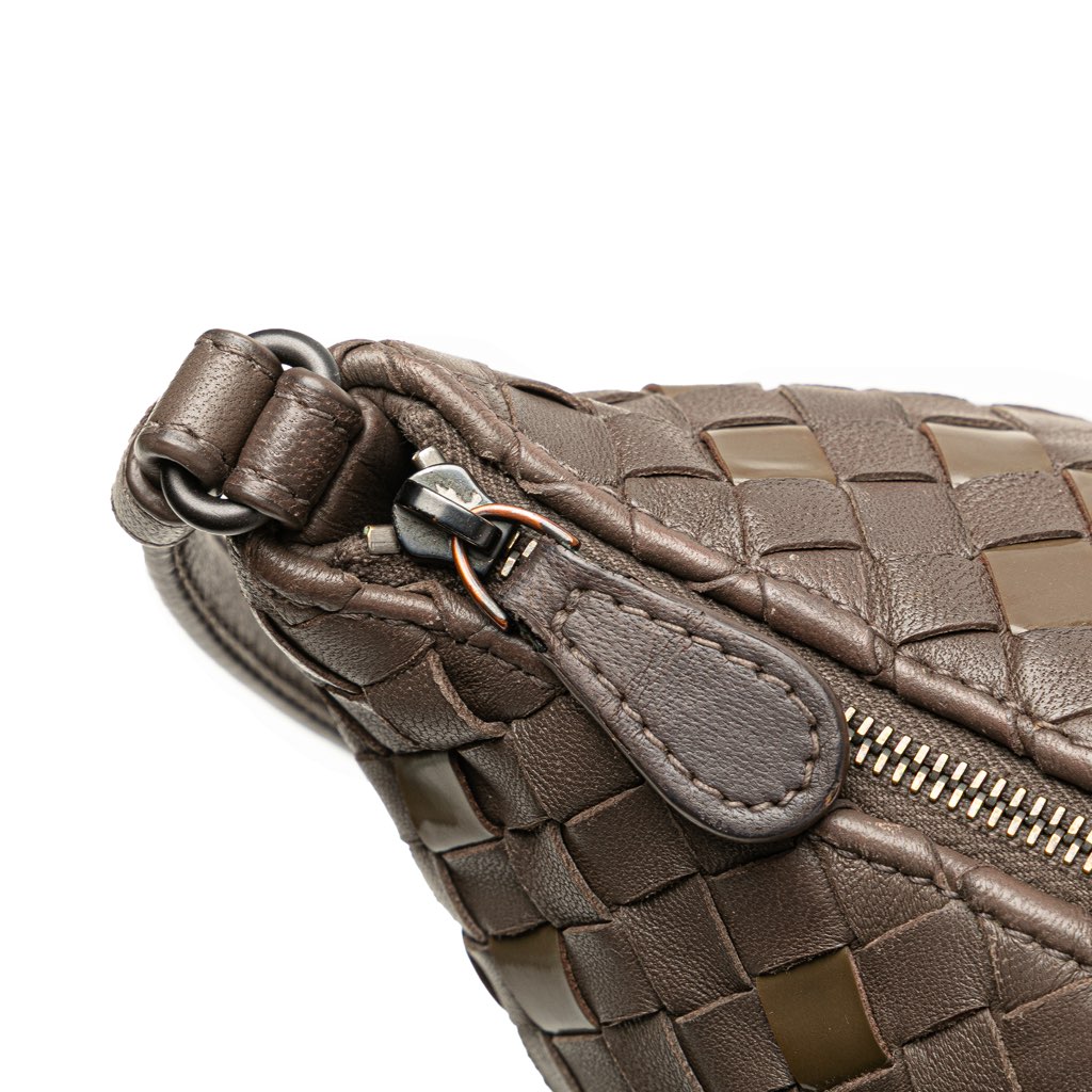 Bottega Veneta Nappa and Patent Intrecciato Crossbody - Detail 2