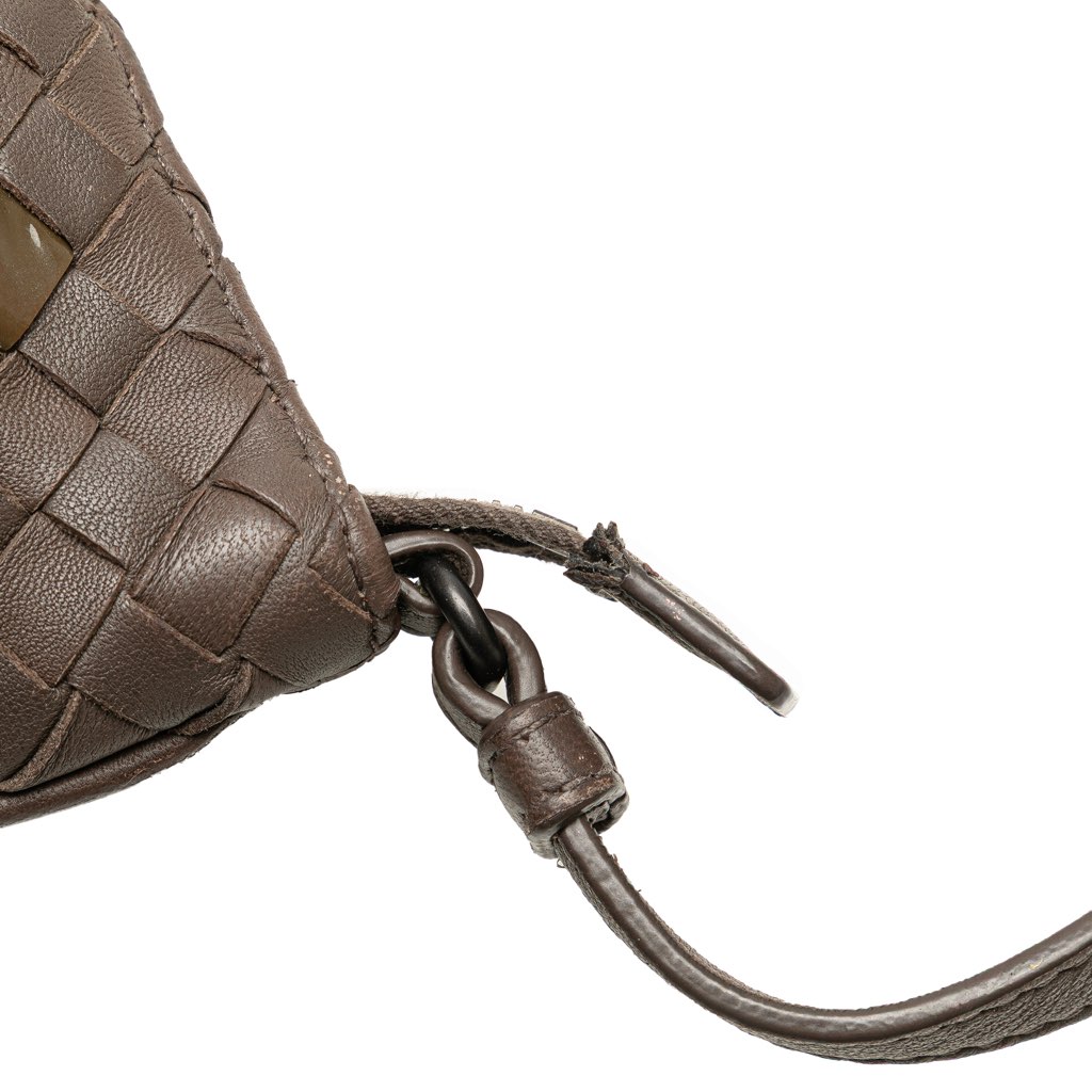 Bottega Veneta Nappa and Patent Intrecciato Crossbody - Image 10