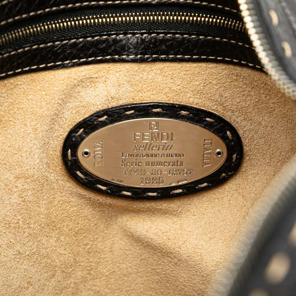 Fendi Leather Selleria Oyster Hobo - 5