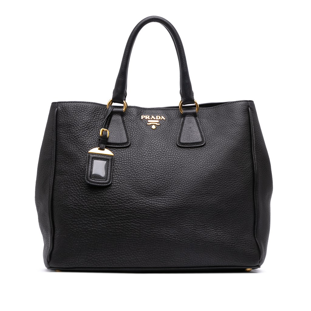 Prada Vitello Daino Open Convertible Tote