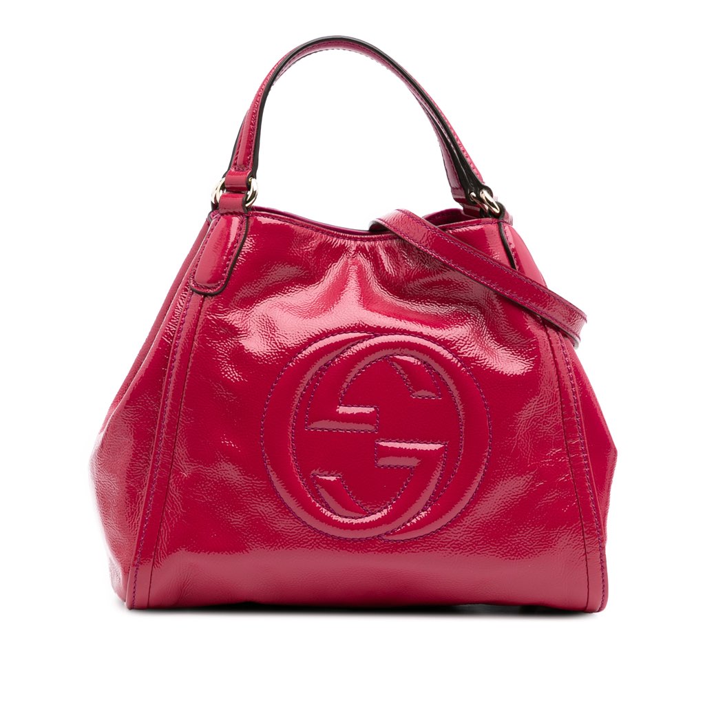 Gucci Small Patent Soho Satchel