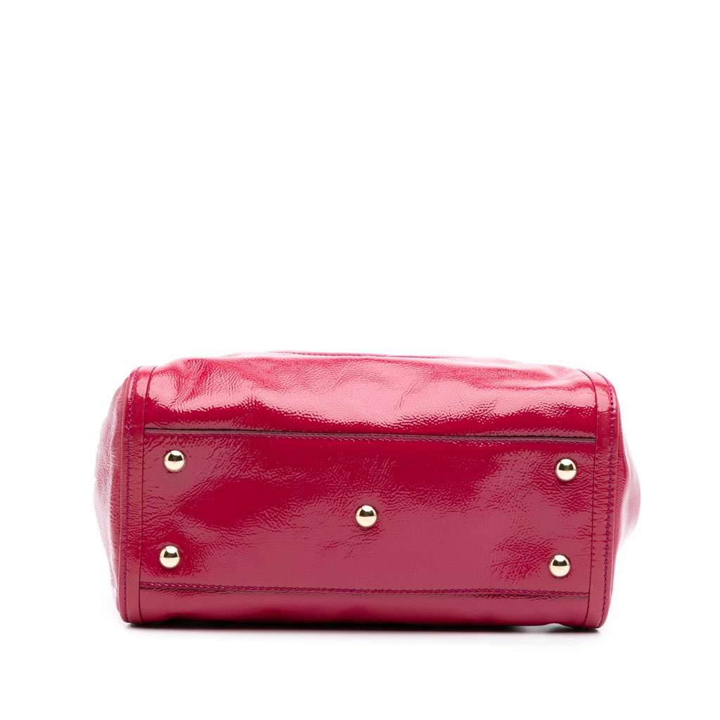 Gucci Small Patent Soho Satchel - Image 6