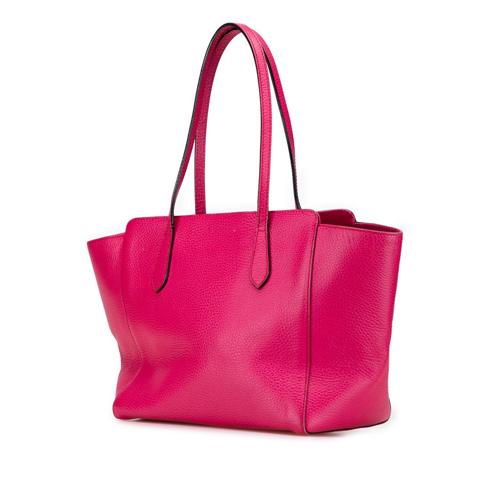 Gucci Medium Dollar Calfskin Swing Tote - Back view