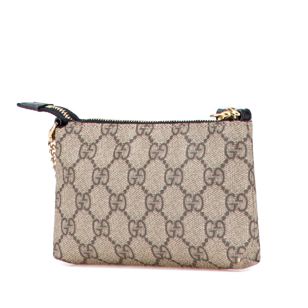 Gucci GG Supreme Wallet on Chain - 2