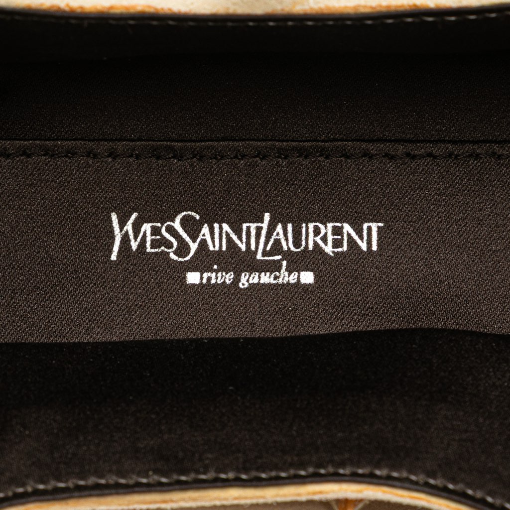 Yves Saint Laurent Suede Crystal Handbag - 5