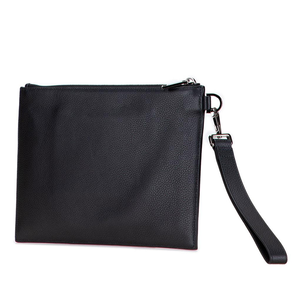Dior Grained Calfskin CD Icon Signature A5 Pouch - 2