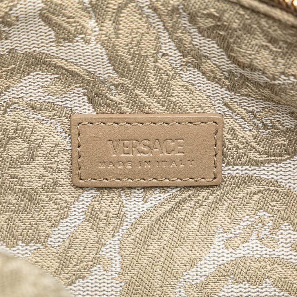 Versace Canvas Athena Beauty Pouch - Side view