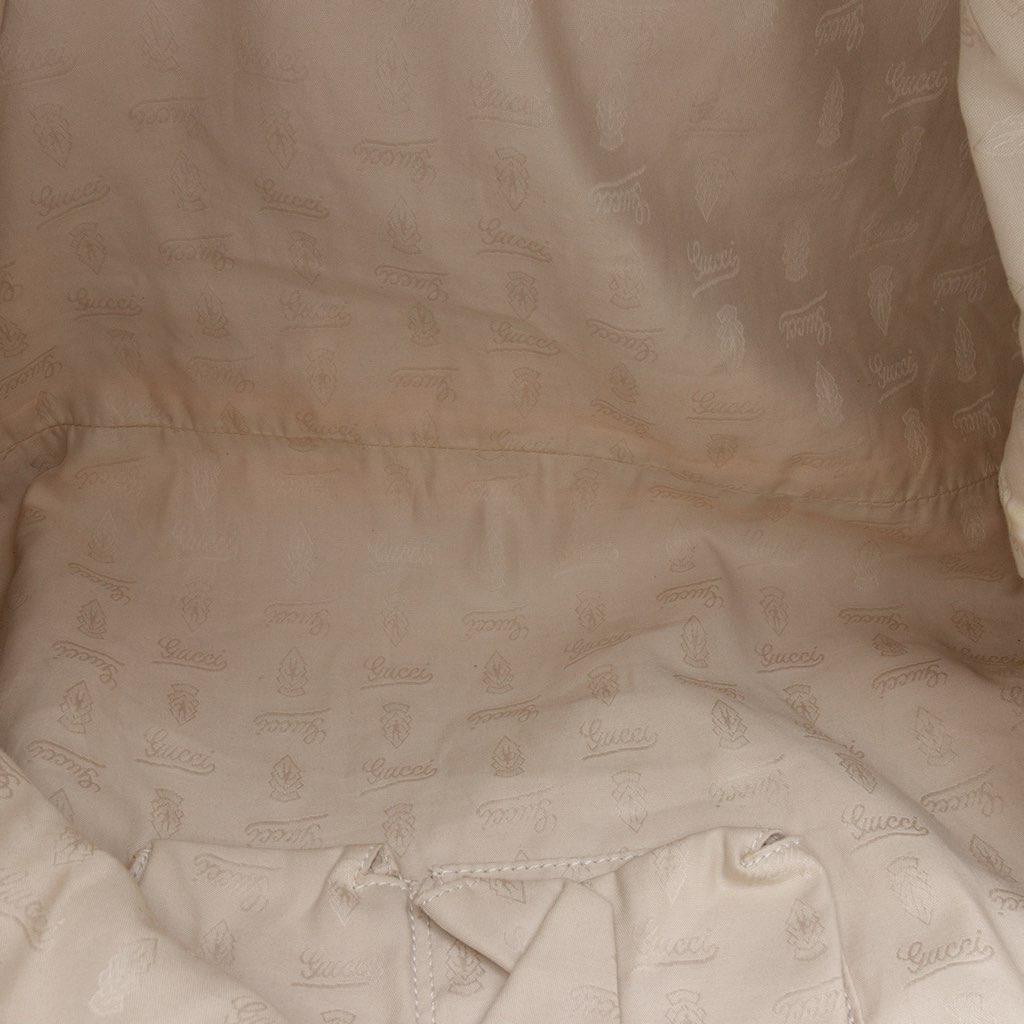 Gucci Medium GG Canvas Bamboo Bar Tote - 4