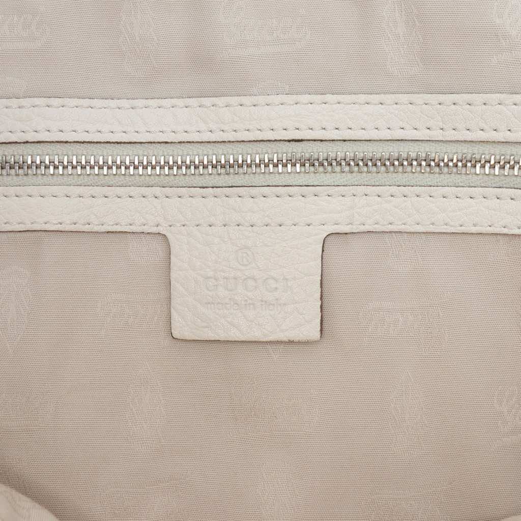 Gucci Medium GG Canvas Bamboo Bar Tote - 5