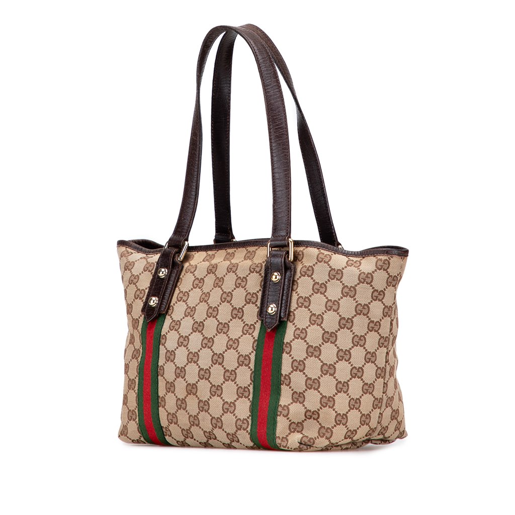 Gucci GG Canvas Jolicoeur Tote - Back view