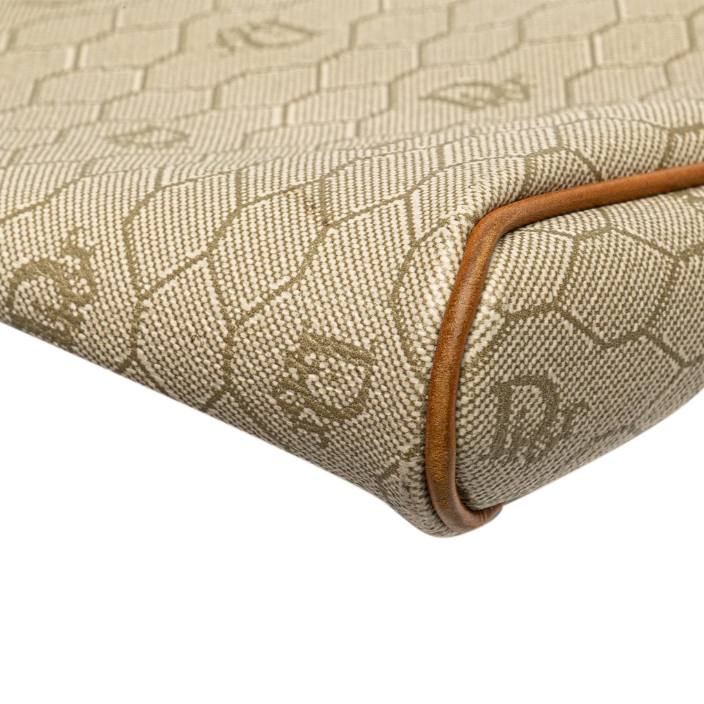 Dior Honeycomb Coated Canvas Clutch - Image 11