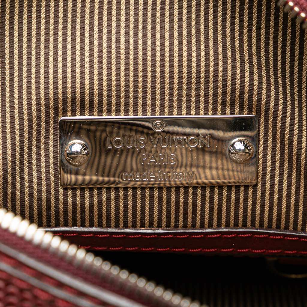 Louis Vuitton Cuir Bequia Porte Document Vertical Bag - Detail 2