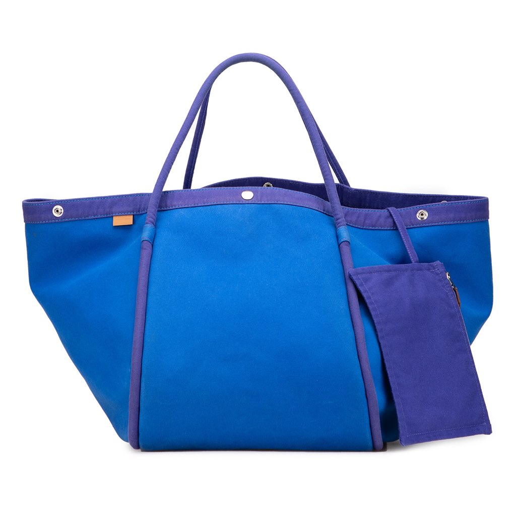 Hermès Toile Lindy Beach Bag - Image 13