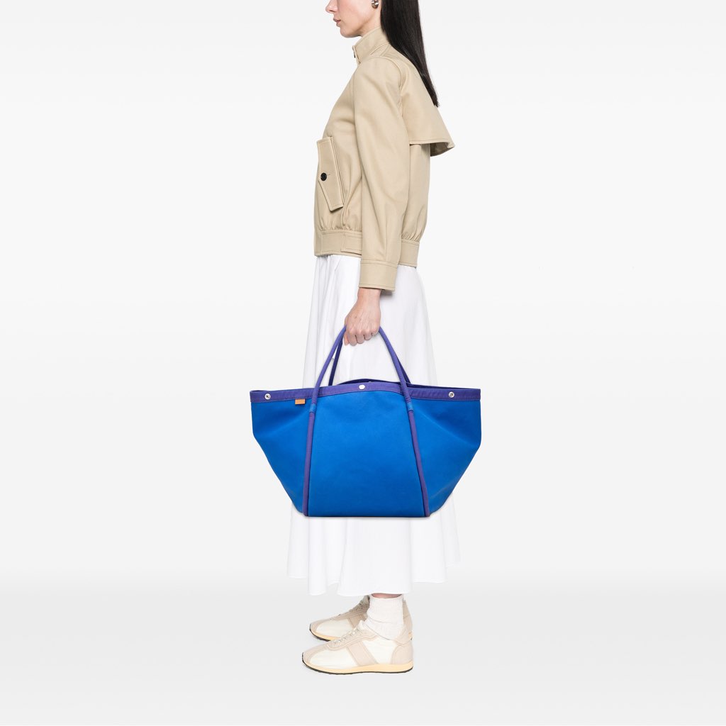 Hermès Toile Lindy Beach Bag - Image 12