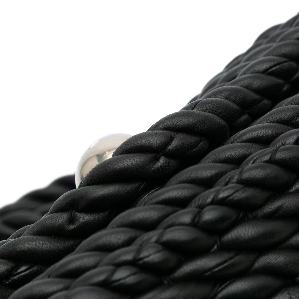 Bottega Veneta Lambskin Torchon Classic Tasseled Twisted Crossbody - Detail 2