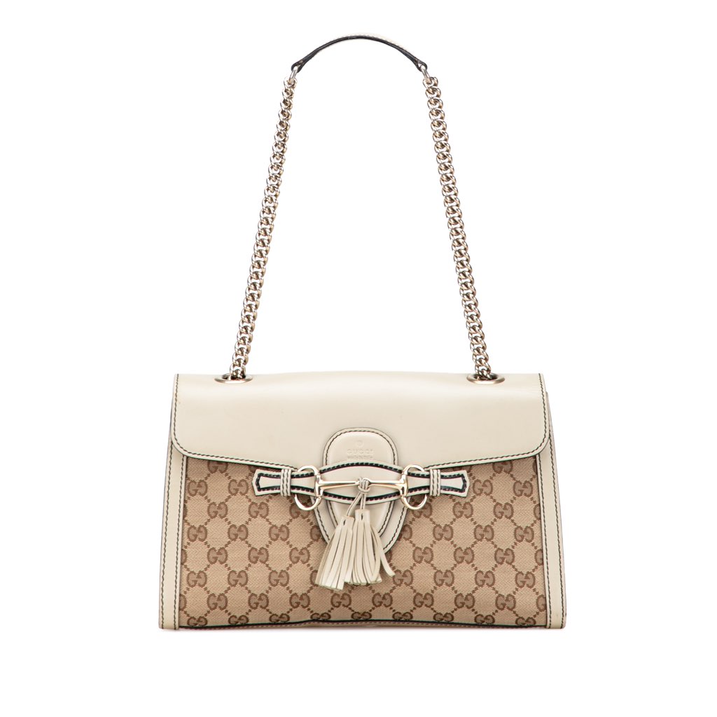 Gucci Medium GG Canvas Emily Shoulder Bag