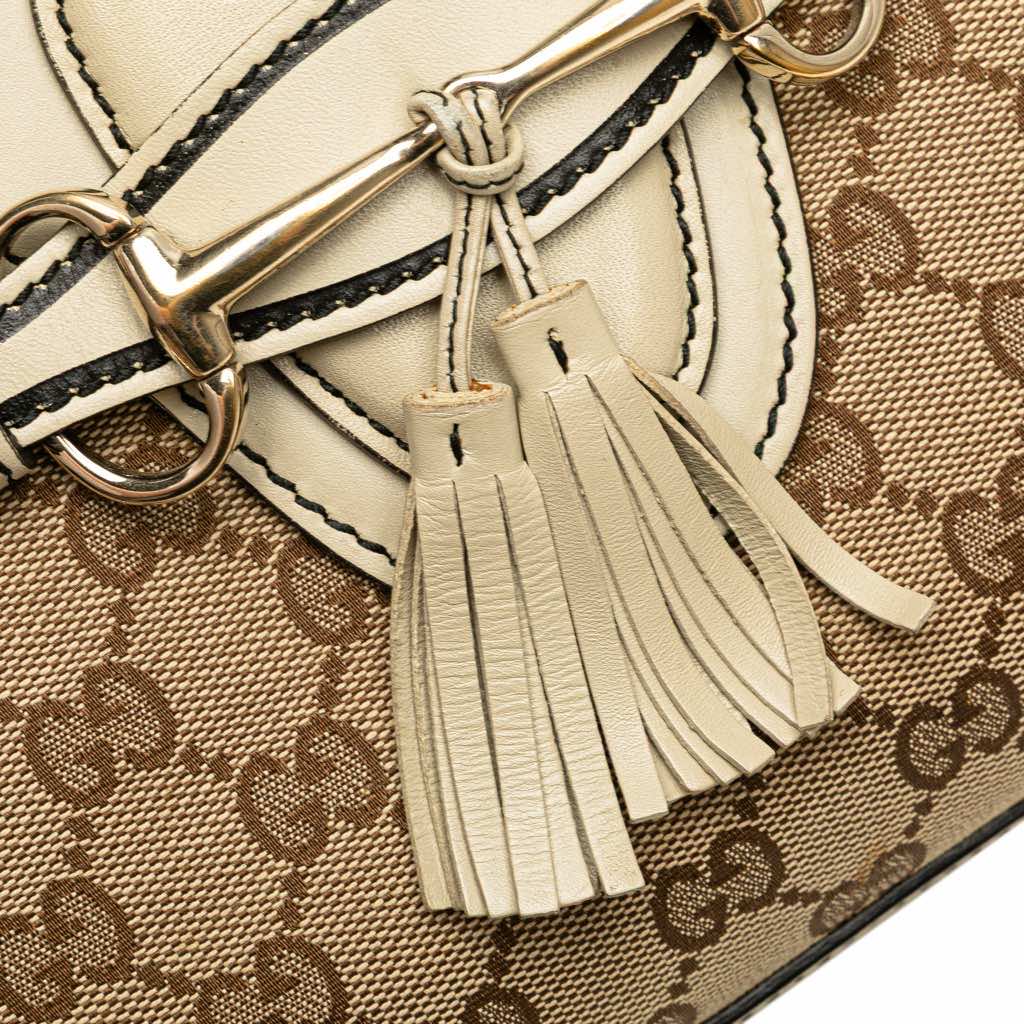 Gucci Medium GG Canvas Emily Shoulder Bag - Detail 2
