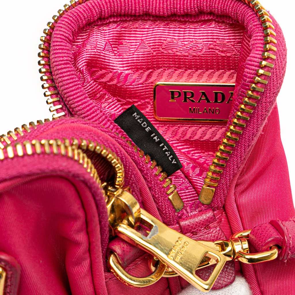 Prada Tessuto Double Zip Phone Case - Detail 1