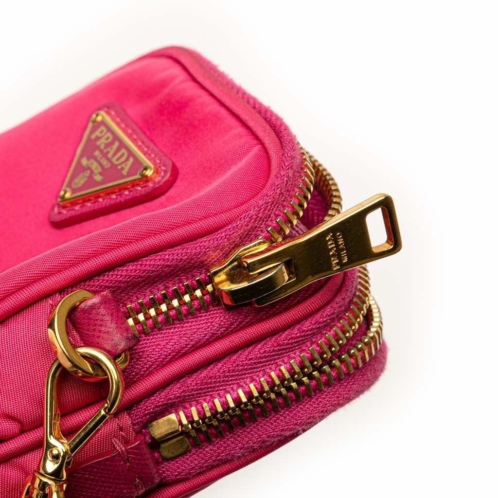 Prada Tessuto Double Zip Phone Case - Image 10