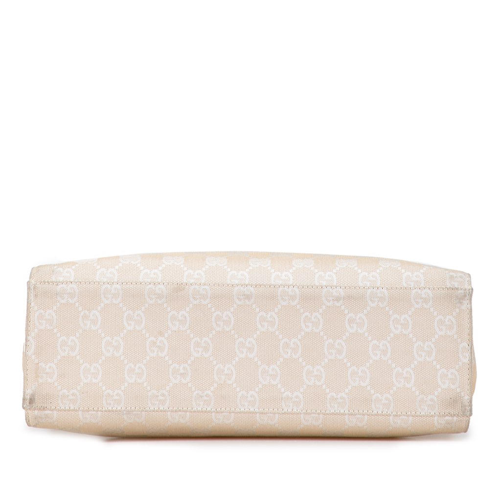 Gucci GG Canvas Bamboo Satchel - Image 6