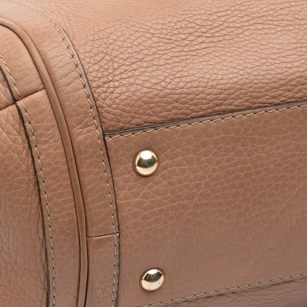 Gucci Medium Pebbled Calfskin Bella Shoulder Bag - Image 10