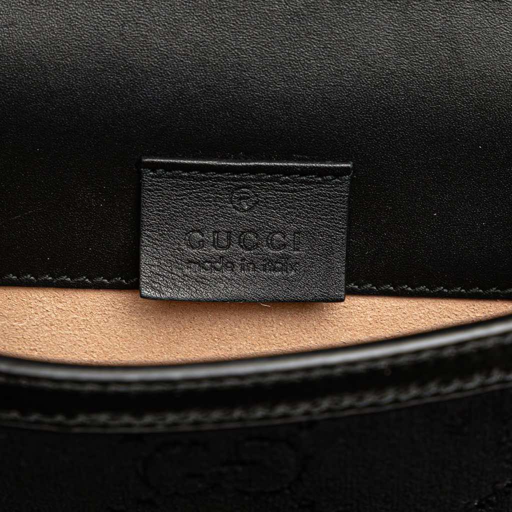 Gucci Mini GG Velvet Sylvie Shoulder Bag - Side view