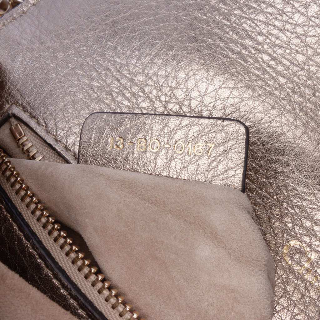 Dior Small Metallic Grained Calfskin Diorama Flap - 5