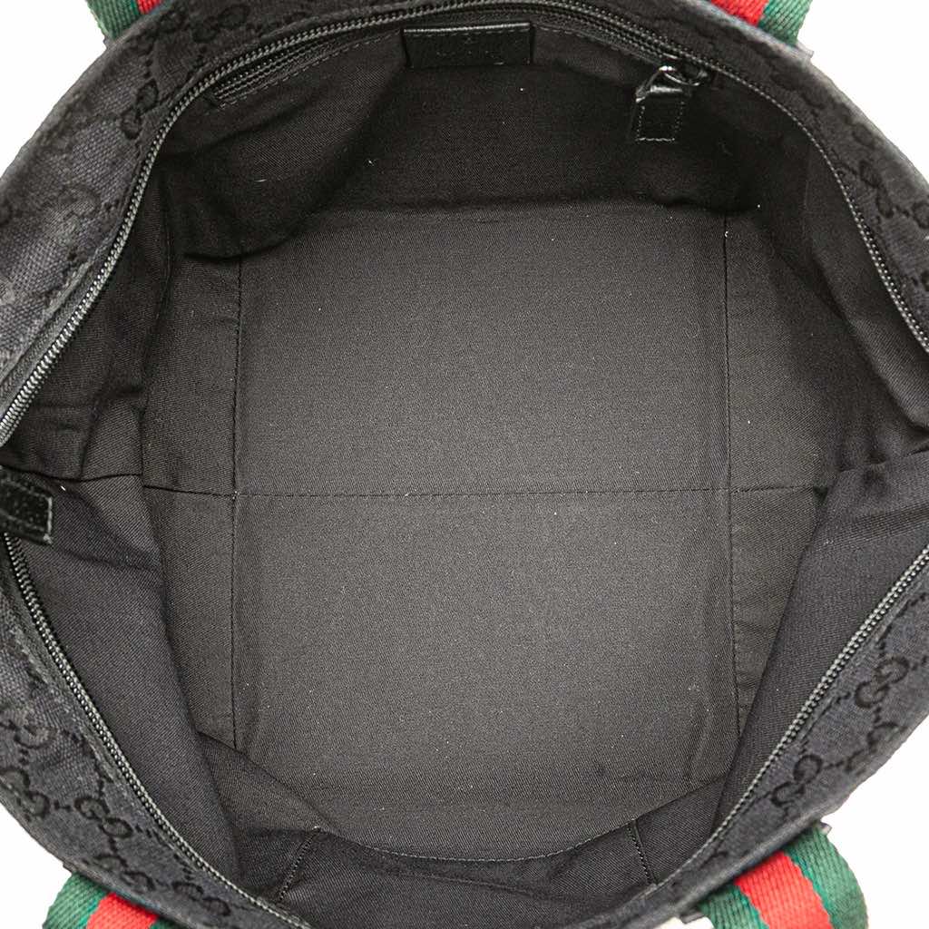 Gucci GG Canvas Web Handbag - 4