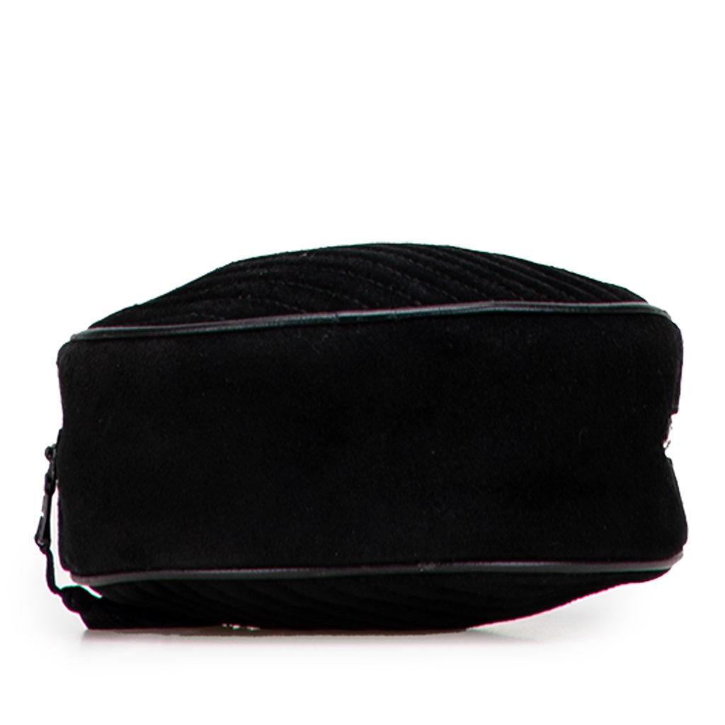 Celine Round Suede Tassel Handbag - Image 6