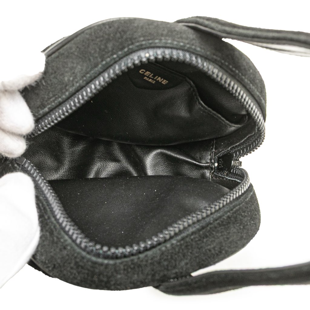 Celine Round Suede Tassel Handbag - 4