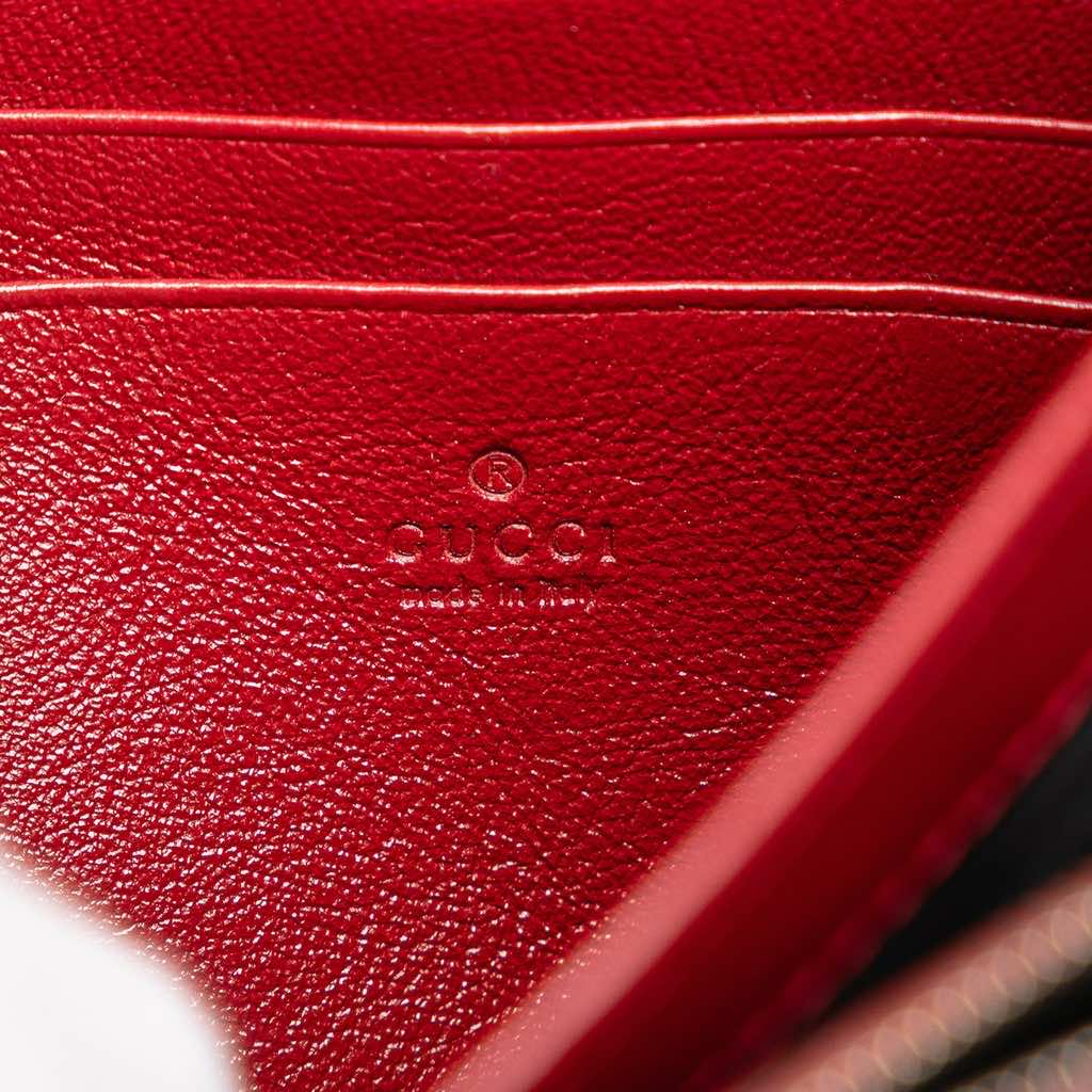 Gucci Mini GG Tweed Dionysus Wallet on Chain - Side view