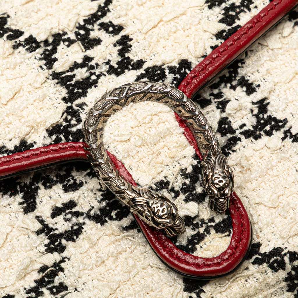 Gucci Mini GG Tweed Dionysus Wallet on Chain - Image 11