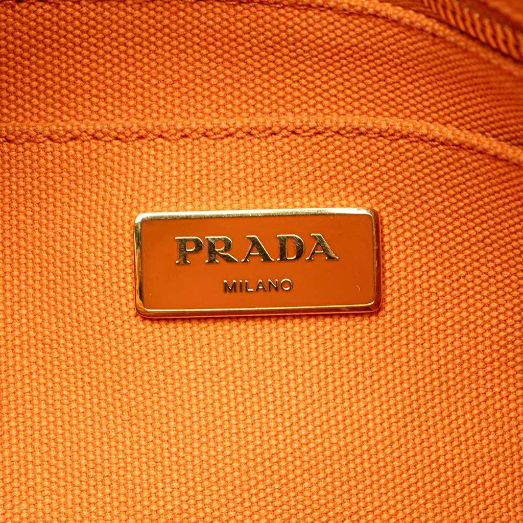 Prada Canvas Canapa Bijoux Satchel - Side view