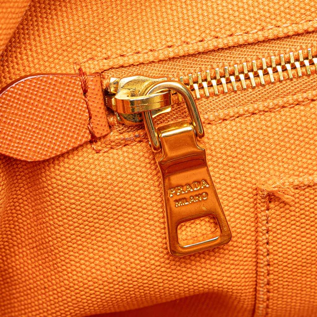 Prada Canvas Canapa Bijoux Satchel - Image 10