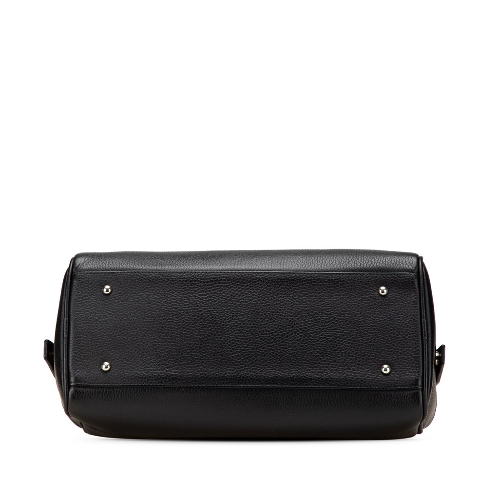 Burberry Leather Boston Bag - 3