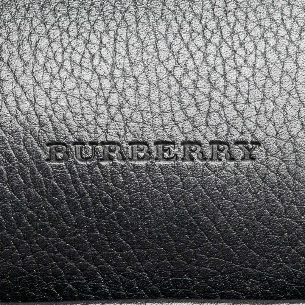Burberry Leather Boston Bag - 5