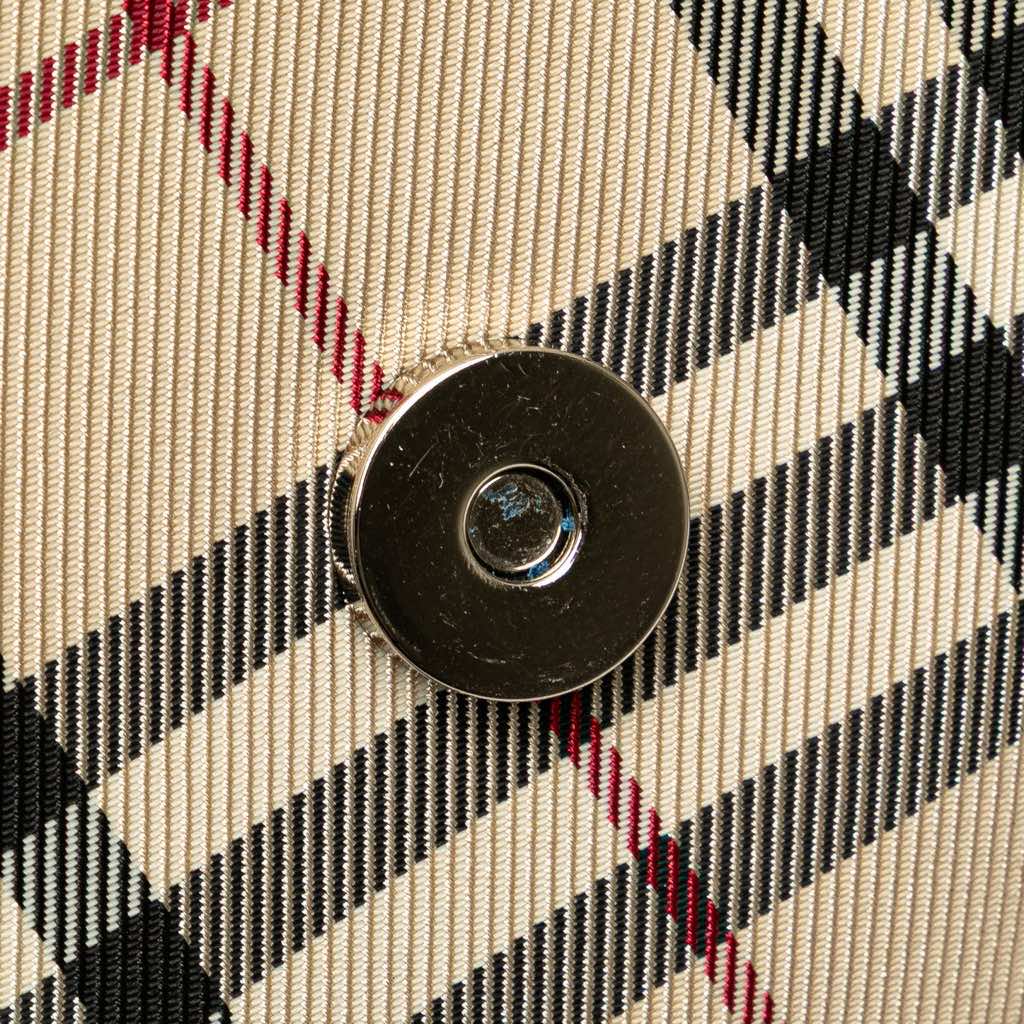 Burberry House Check Canvas Flap Crossbody - Detail 2