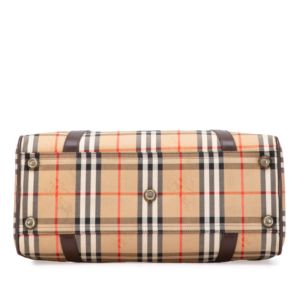 Burberry Haymarket Check Canvas Travel Bag - 3