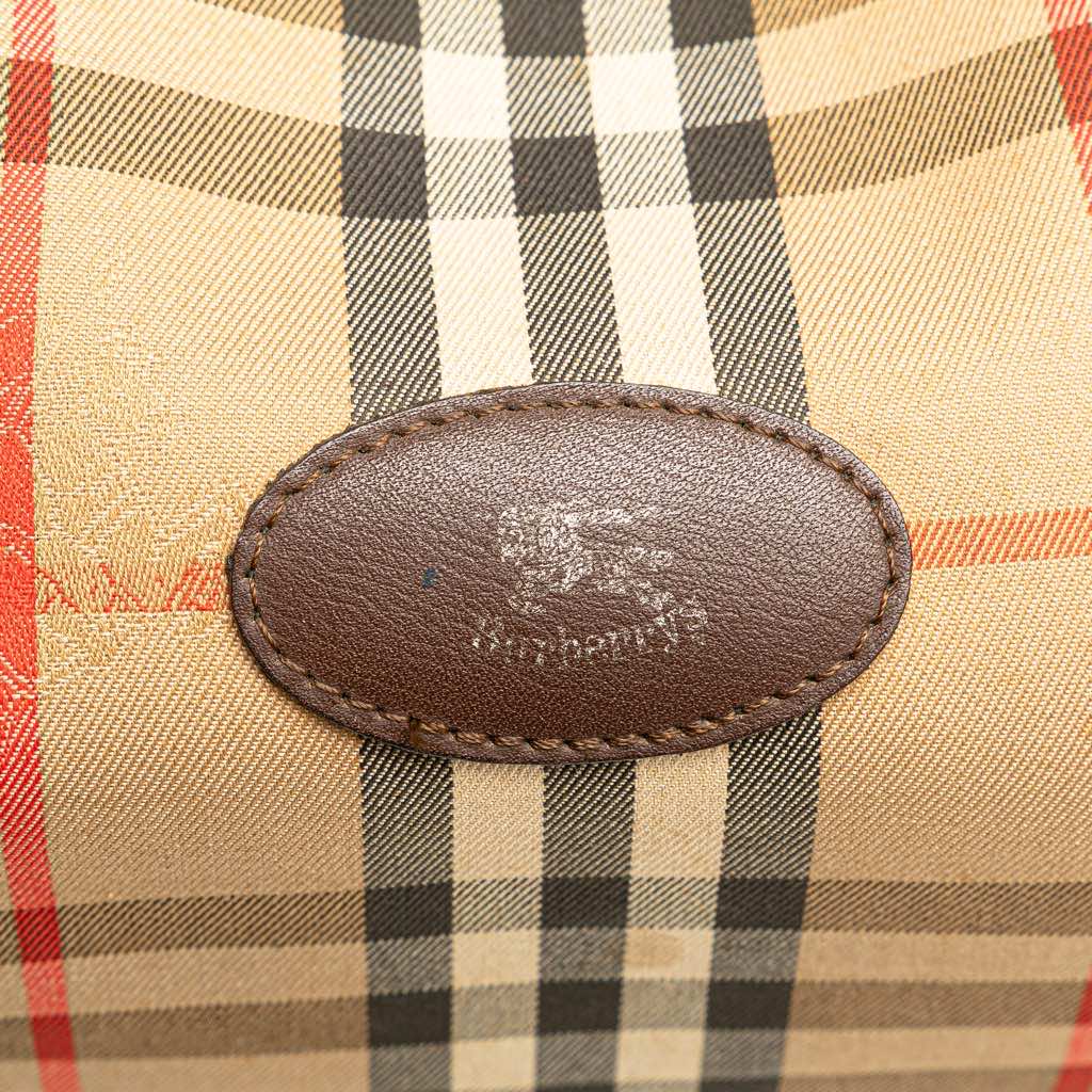 Burberry Haymarket Check Canvas Travel Bag - 5