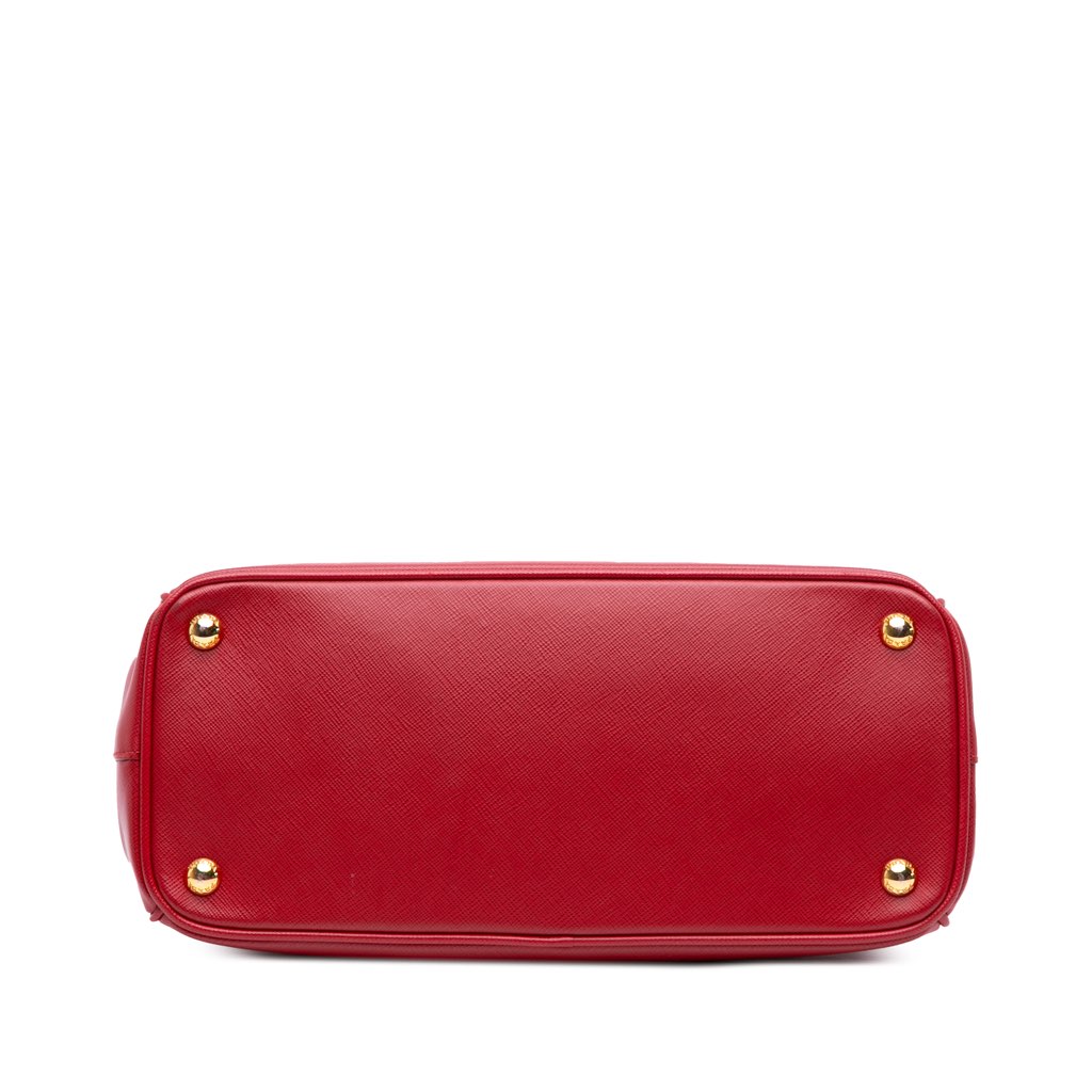 Prada Small Saffiano Lux Galleria Double Zip Satchel - 3