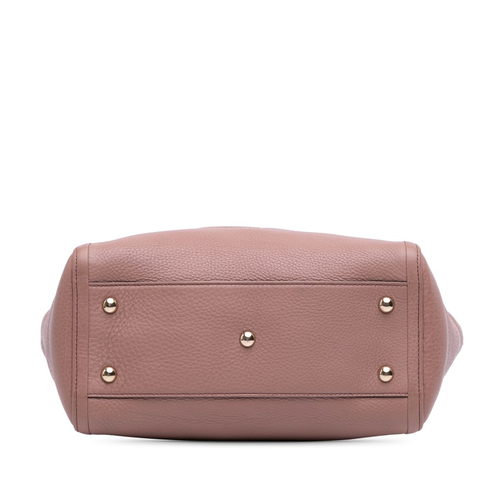 Gucci Small Pebbled Leather Soho Cellarius Satchel - 3