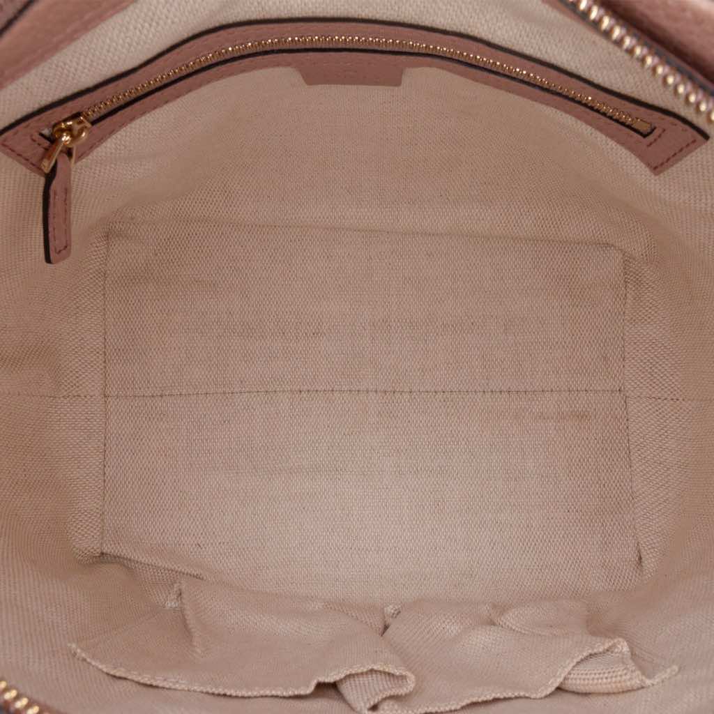 Gucci Small Pebbled Leather Soho Cellarius Satchel - 4