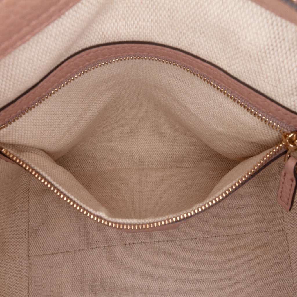 Gucci Small Pebbled Leather Soho Cellarius Satchel - 5