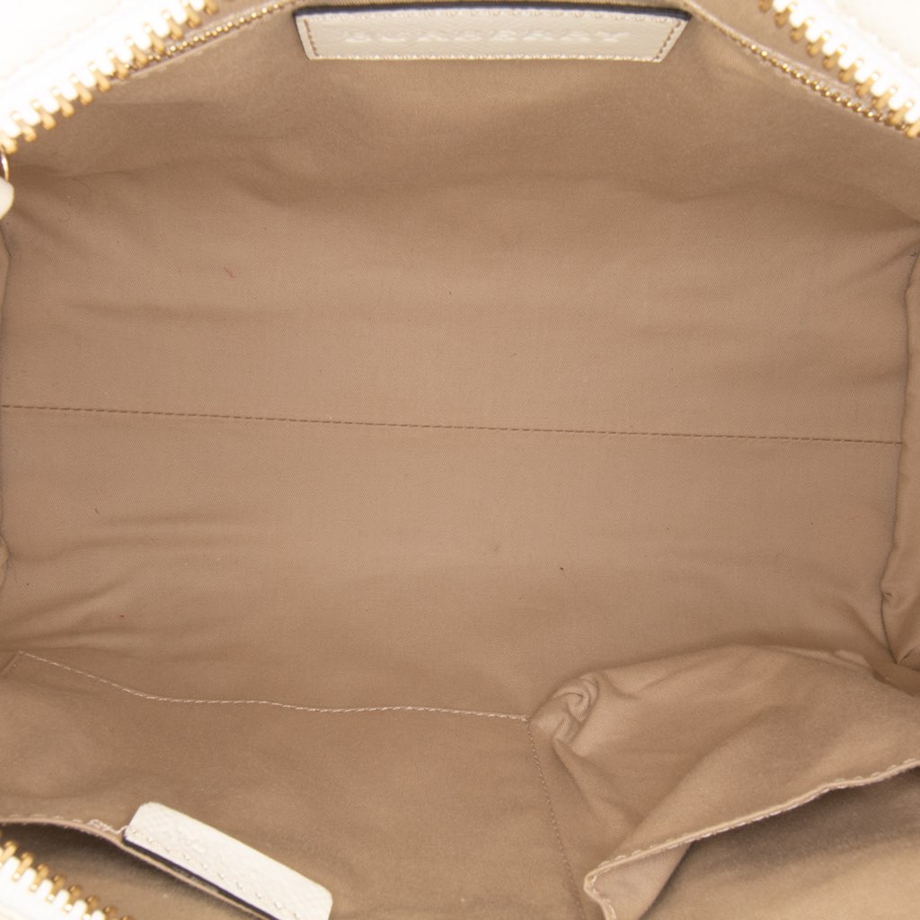 Burberry Haymarket Check Coated Canvas Minford Portrait Satchel - 4