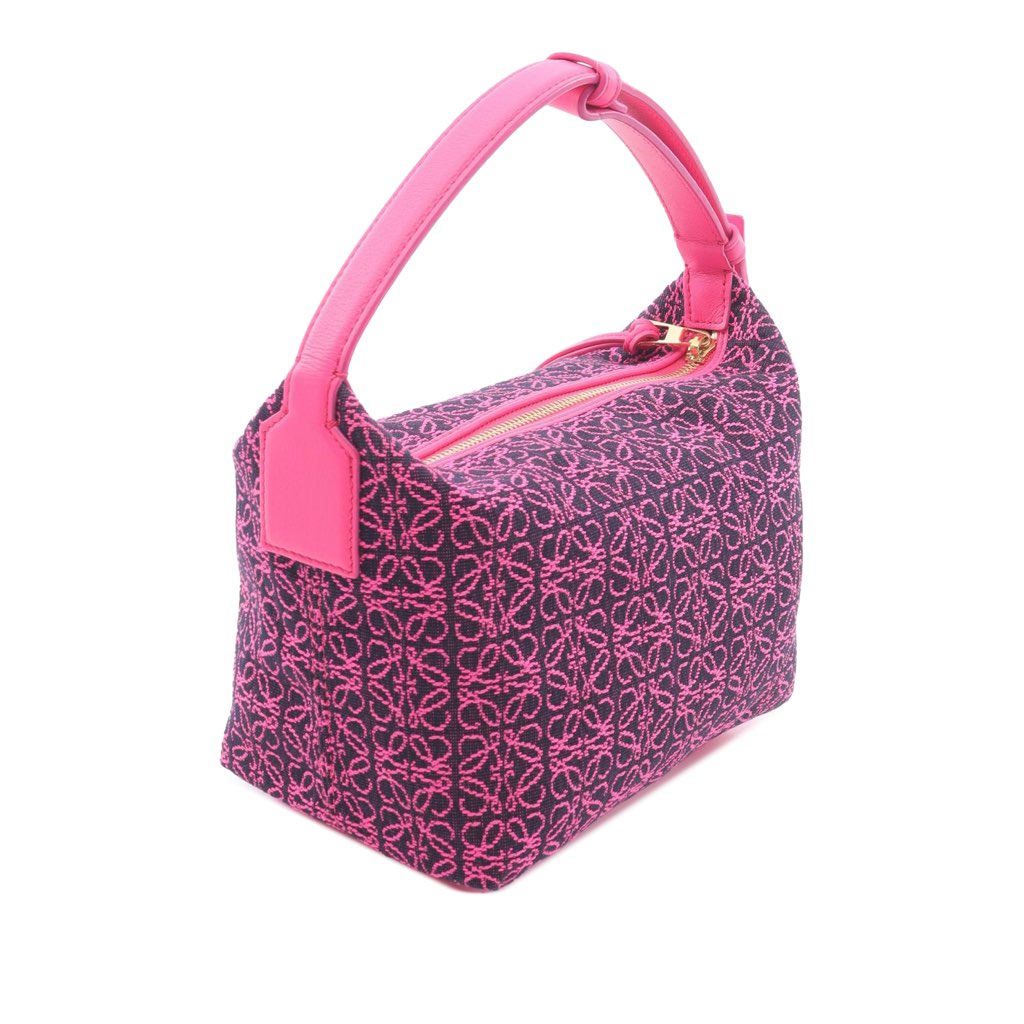 Loewe Small Anagram Canvas Cubi Bag - 2