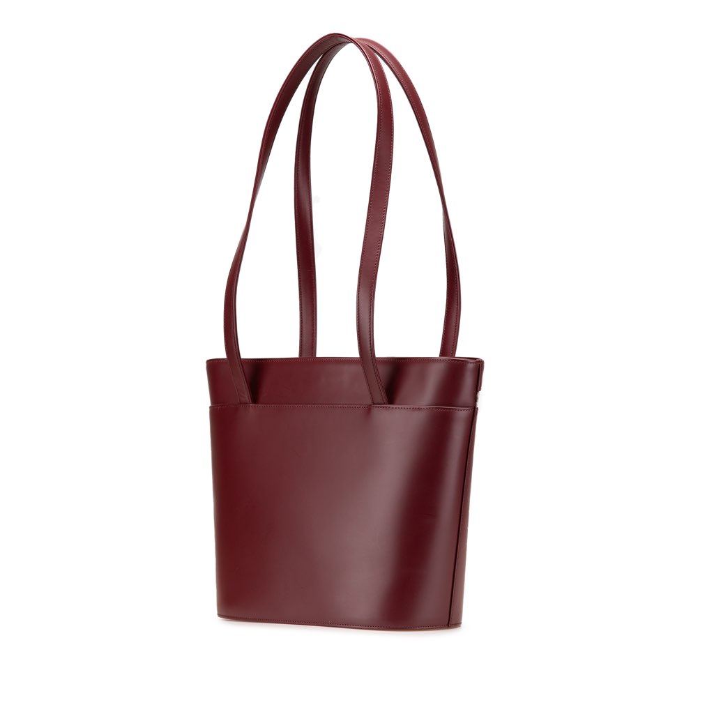 Burberry House Check Trimmed Leather Tote - 2