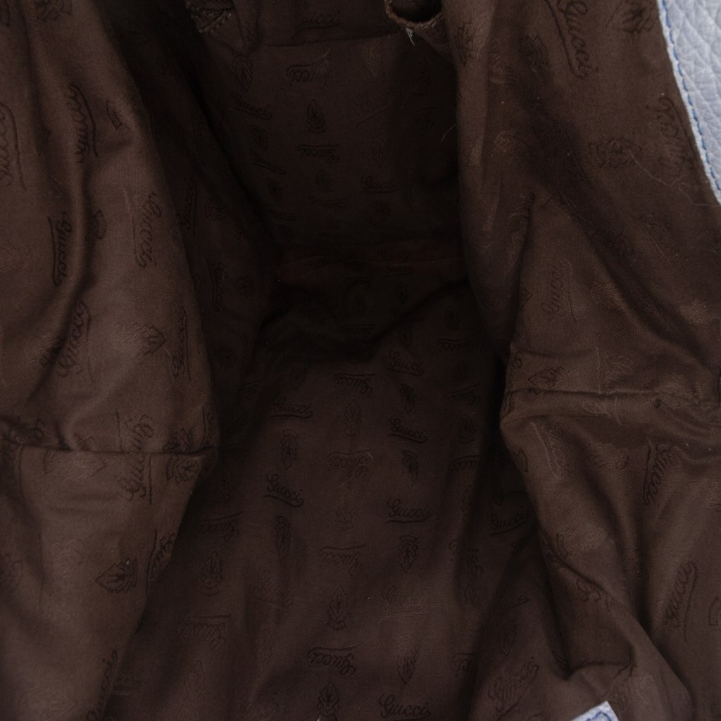 Gucci Large GG Canvas Bamboo Bar Tote - 4