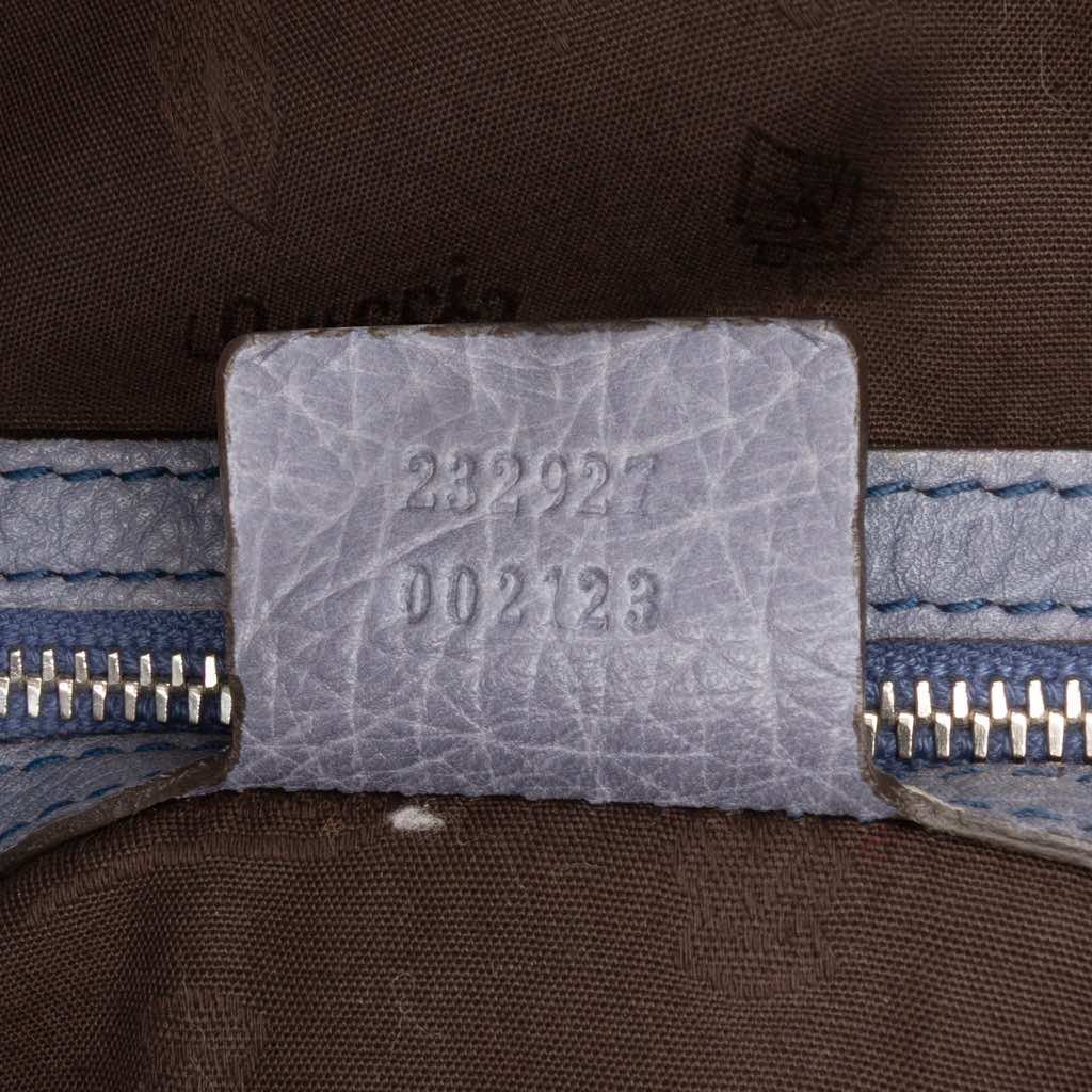 Gucci Large GG Canvas Bamboo Bar Tote - Detail 1