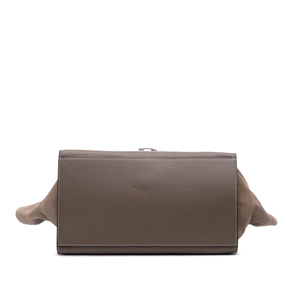 Celine Large Leather Trapeze Satchel - 3