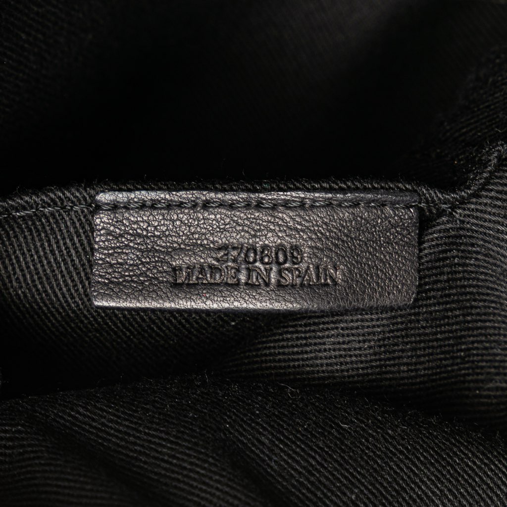 Loewe Mini Metallic Goatskin Anagram Tassel Crossbody - Detail 1